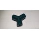 Raccord 3 voies de tubes hydrauliques - Vert