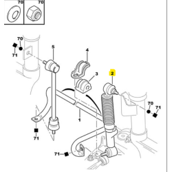 Vérin SC-CAR AVANT reconditionné - CONSIGNE INCLUSE